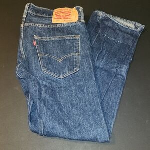 Levi's Men's Dark Blue Straight Jeans